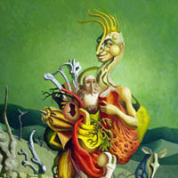 The Collector - oil on canvas 61cm x 46cm
