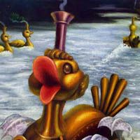 Duck Season  - oil on canvas  51 cm x 67 cm