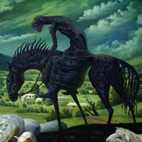 Settlement Day - oil on canvas 66 cm x 97 cm
